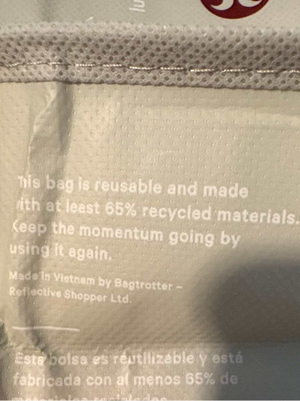 New LULULEMON Tote Bag Recycled Materials - Picture 5 of 5